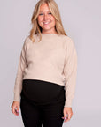 Knit Cropped | Sand