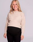 Knit Cropped | Sand