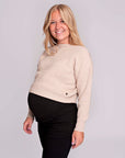 Knit Cropped | Sand