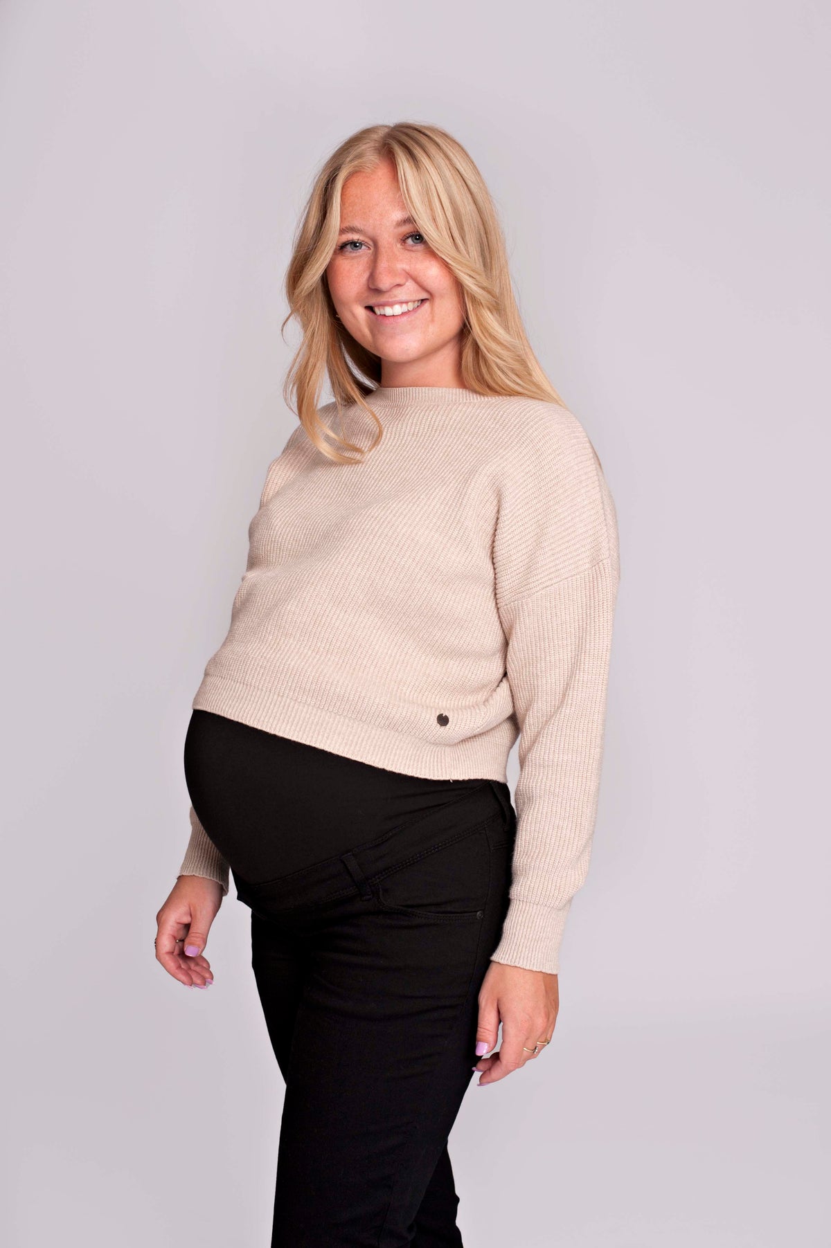 Knit Cropped | Sand