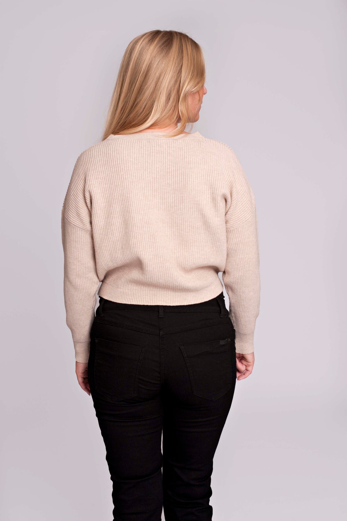 Knit Cropped | Sand