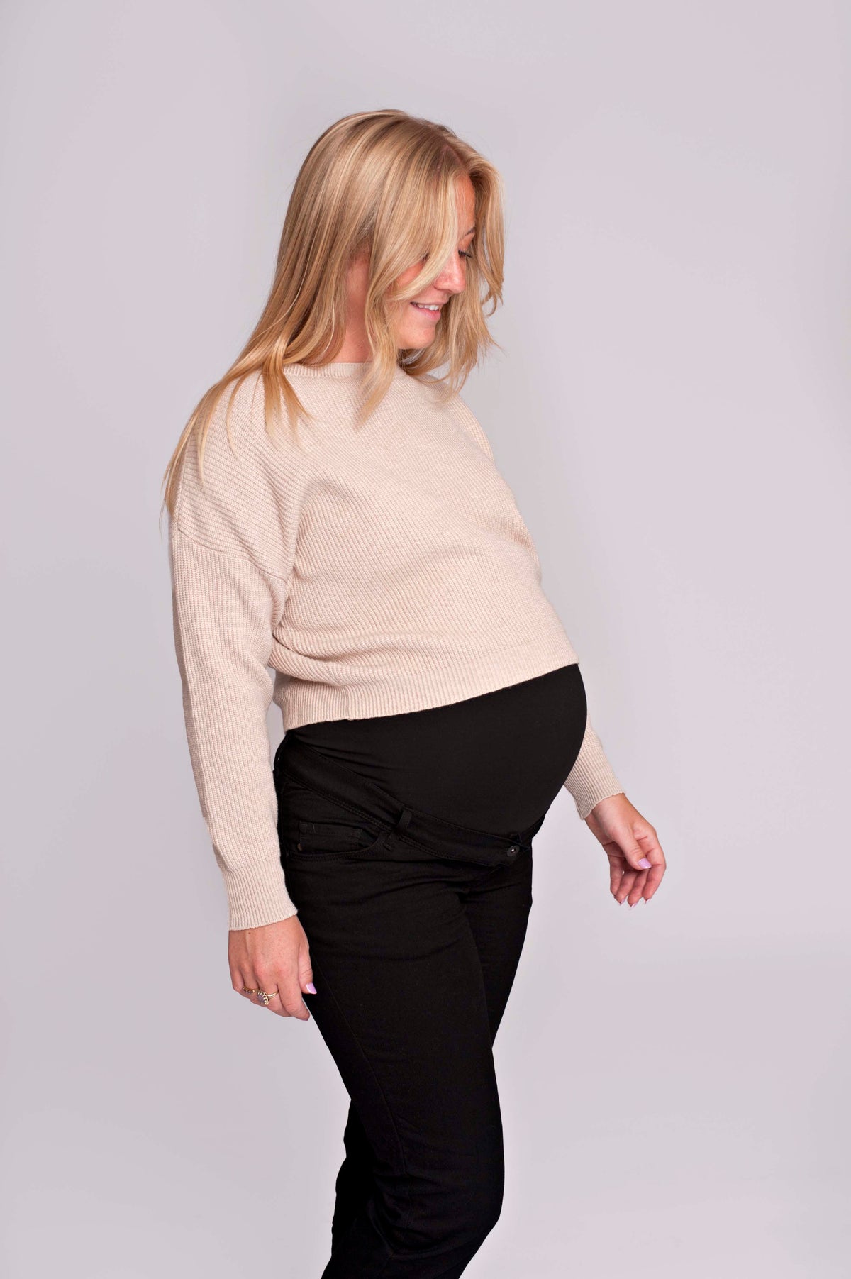 Knit Cropped | Sand