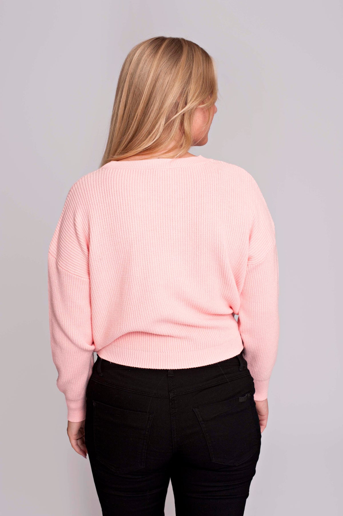 Knit Cropped | Blush
