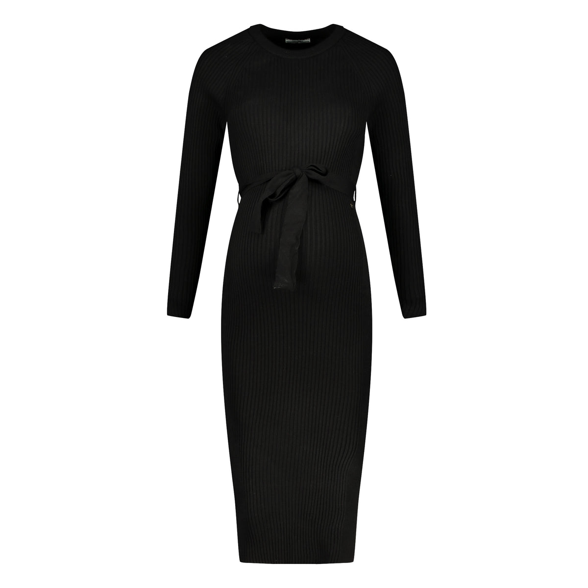 Dress Knit Belt long Sleeves | Black