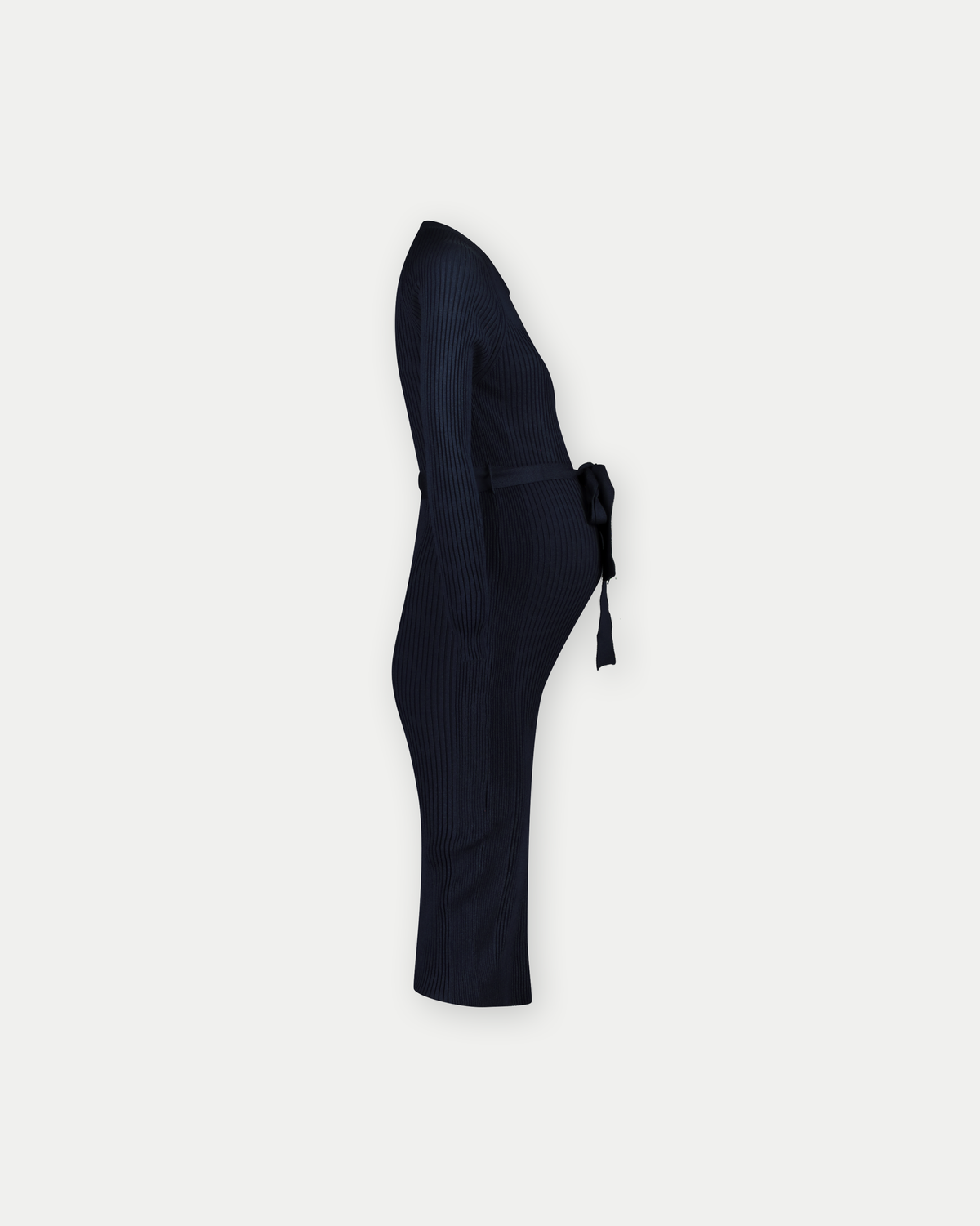 Dress Knit Belt long Sleeves | Navy Blue