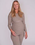 Shirt Knit Belt Long Sleeves | Sand