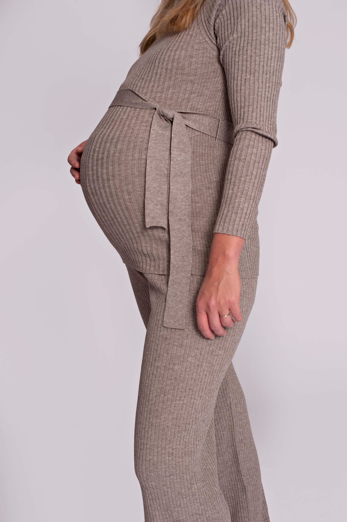 Shirt Knit Belt Long Sleeves | Sand