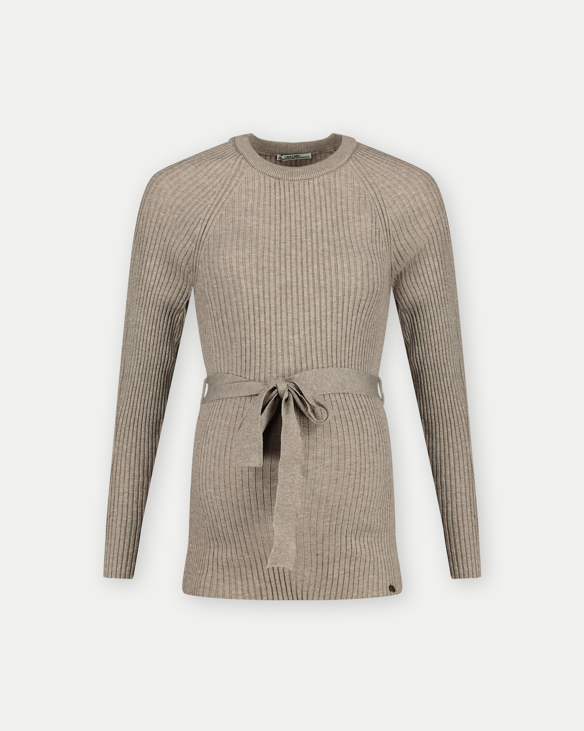 Hemd Strickgürtel Lange Ärmel | Sand