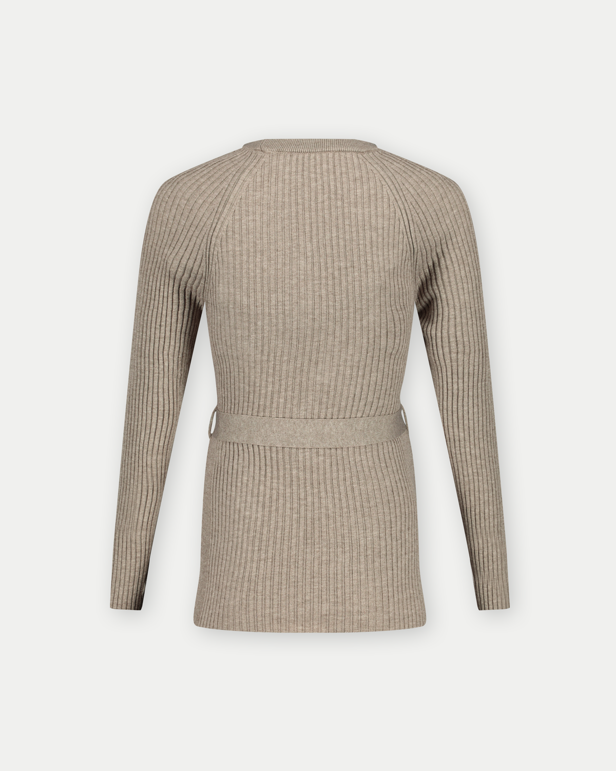 Hemd Strickgürtel Lange Ärmel | Sand