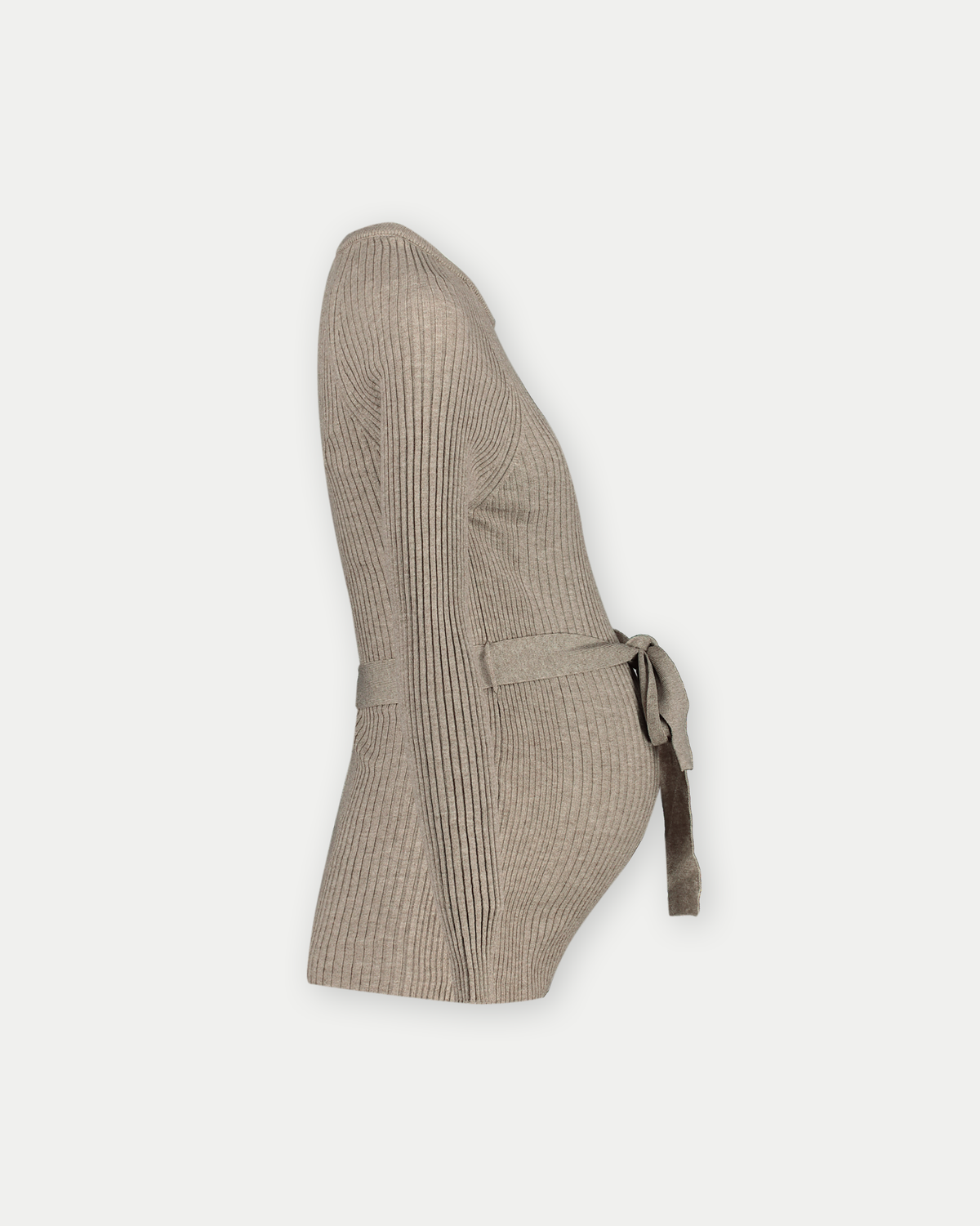 Hemd Strickgürtel Lange Ärmel | Sand