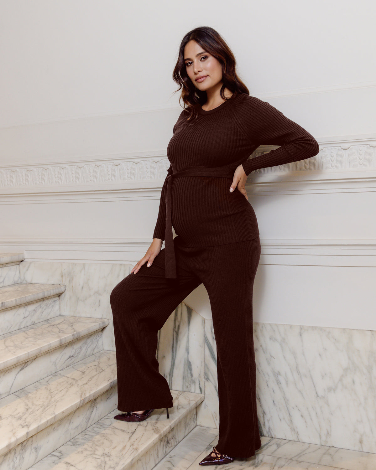 Pants Knit | Brown