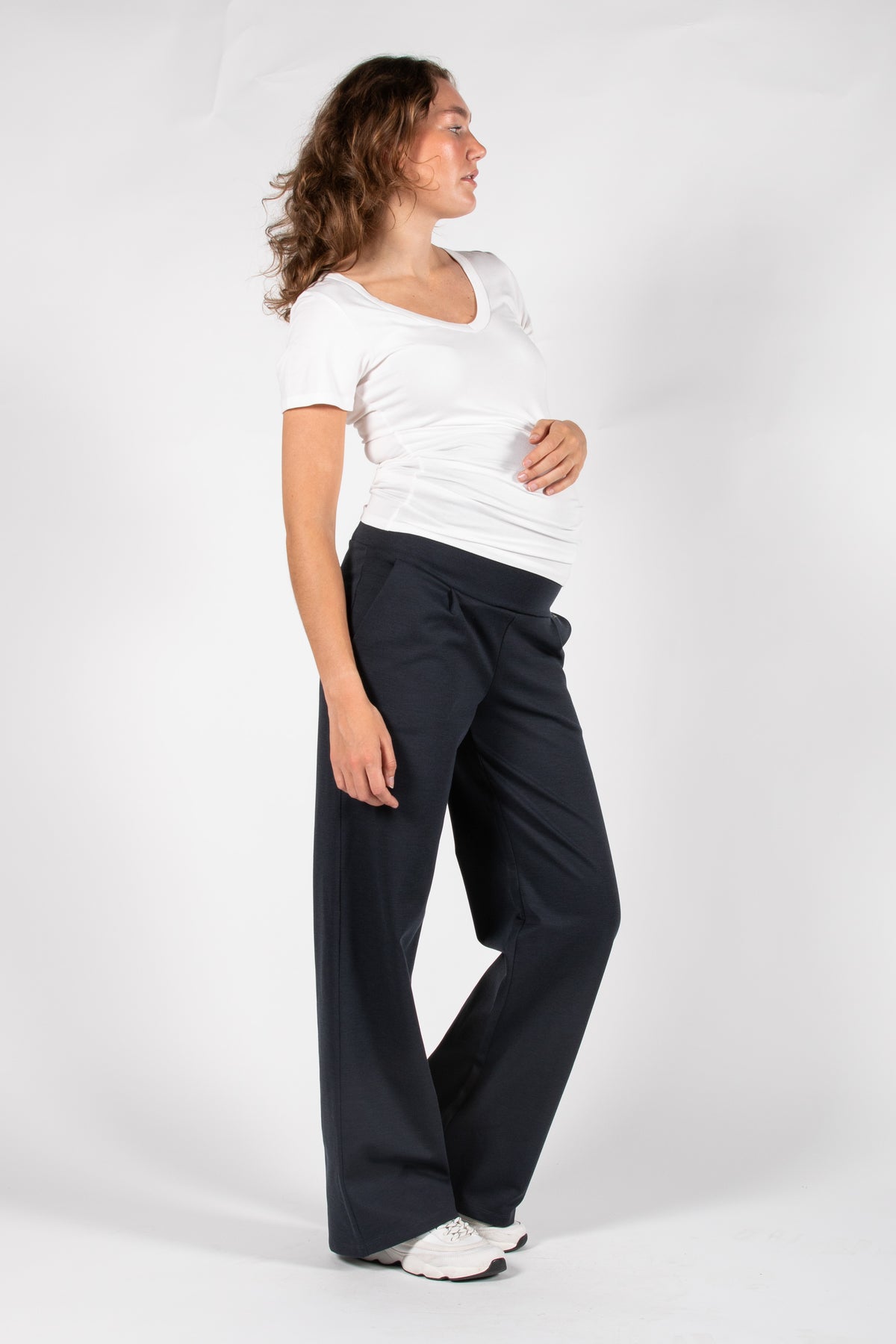 Pants Wide Leg | Navy