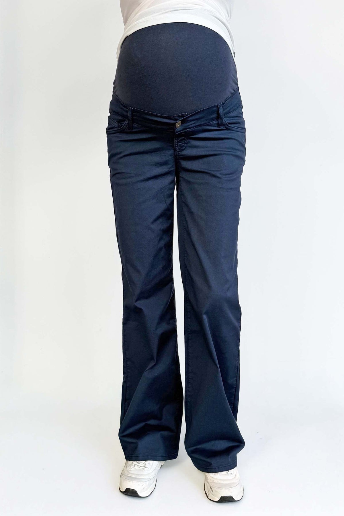 Pants Julia Cotton Wide leg | Navy