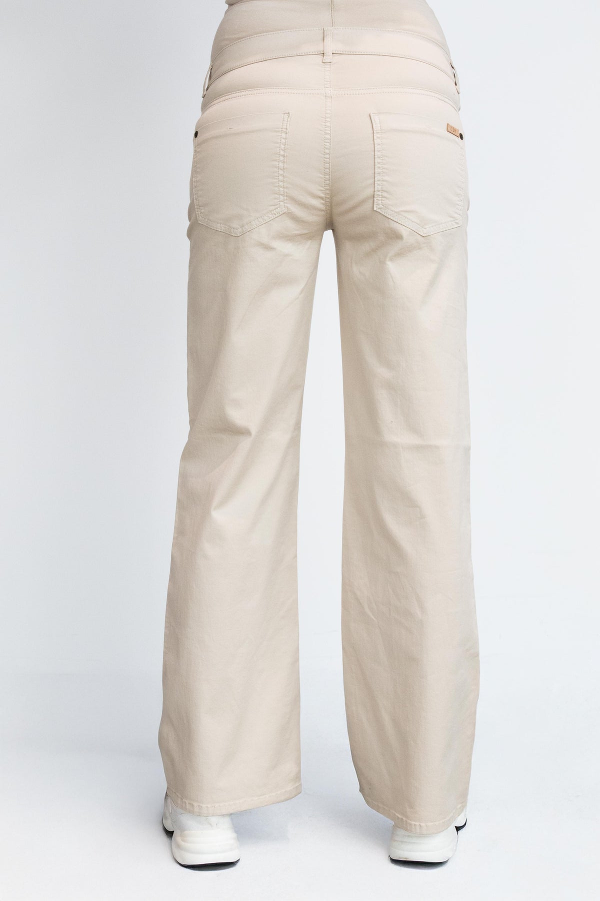 Pants Julia Cotton Wide leg | Sand