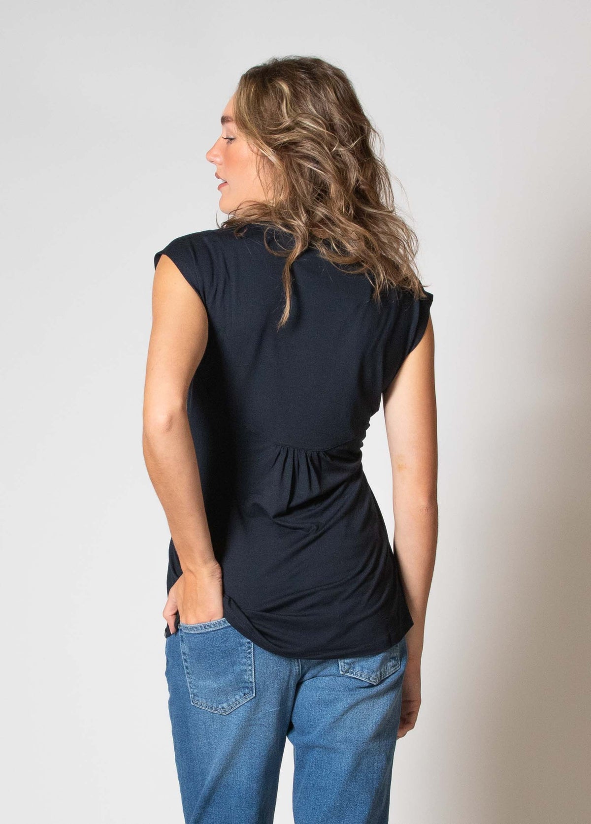 Shirt sh.sl Nursing Ecovero | Navy