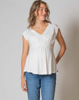 Shirt sh.sl. Nursing EcoVero | Off White