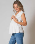 Shirt sh.sl. Nursing EcoVero | Off White