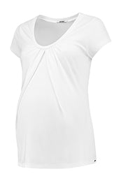 Shirt sh.sl. Nursing Organic Cotton | White