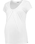 Shirt sh.sl. Nursing Organic Cotton | White
