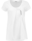 Shirt sh.sl. Nursing Organic Cotton | White