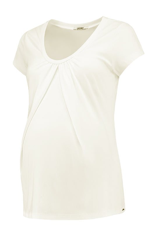 Shirt sh.sl. Nursing Organic Cotton | Off White