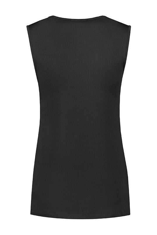 Top Nursing Tencel Lace | Black