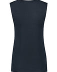 Top Nursing Tencel Lace | Navy