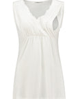 Top Nursing Tencel Lace | Off White