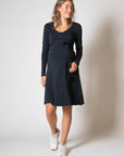 Dress Nursing Tencel | Navy