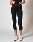 Legging EcoVero Cropped | Black