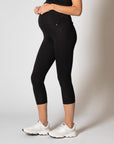 Legging EcoVero Cropped | Black