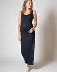 Long Dress EcoVero | Navy