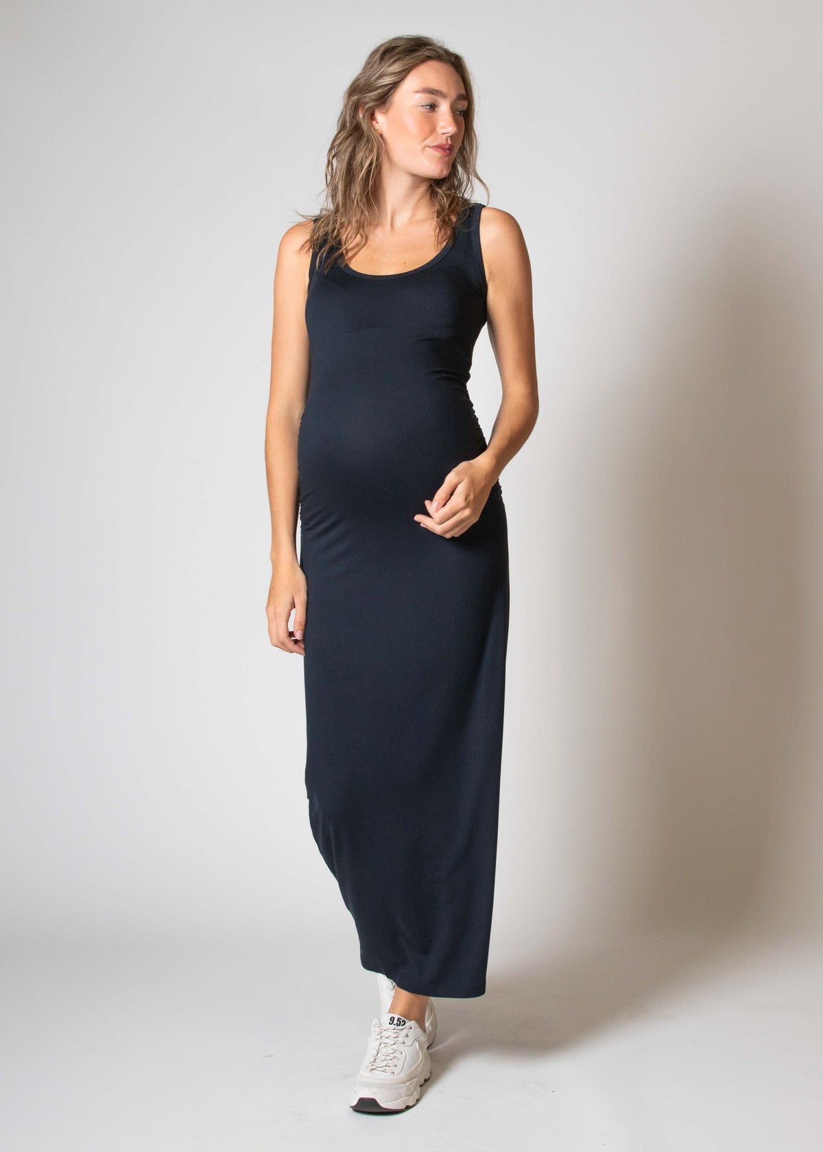 Long Dress EcoVero | Navy
