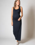 Long Dress EcoVero | Navy