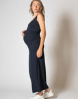 Long Dress EcoVero | Navy