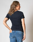 Shirt Nursing sh. sl. EcoVero | Navy