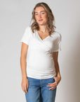 Shirt Nursing sh. sl. EcoVero | Off White