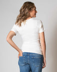 Shirt Nursing sh. sl. EcoVero | Off White