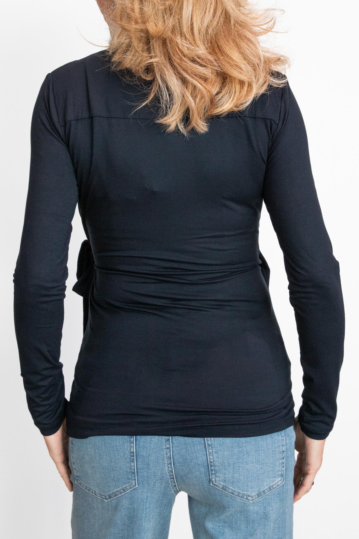 Blouse Long Sleeves EcoVero | Black