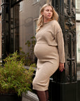 Dress Twinset + Cropped Sweater | Sand
