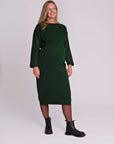 Dress Twinset + Cropped Sweater | Green