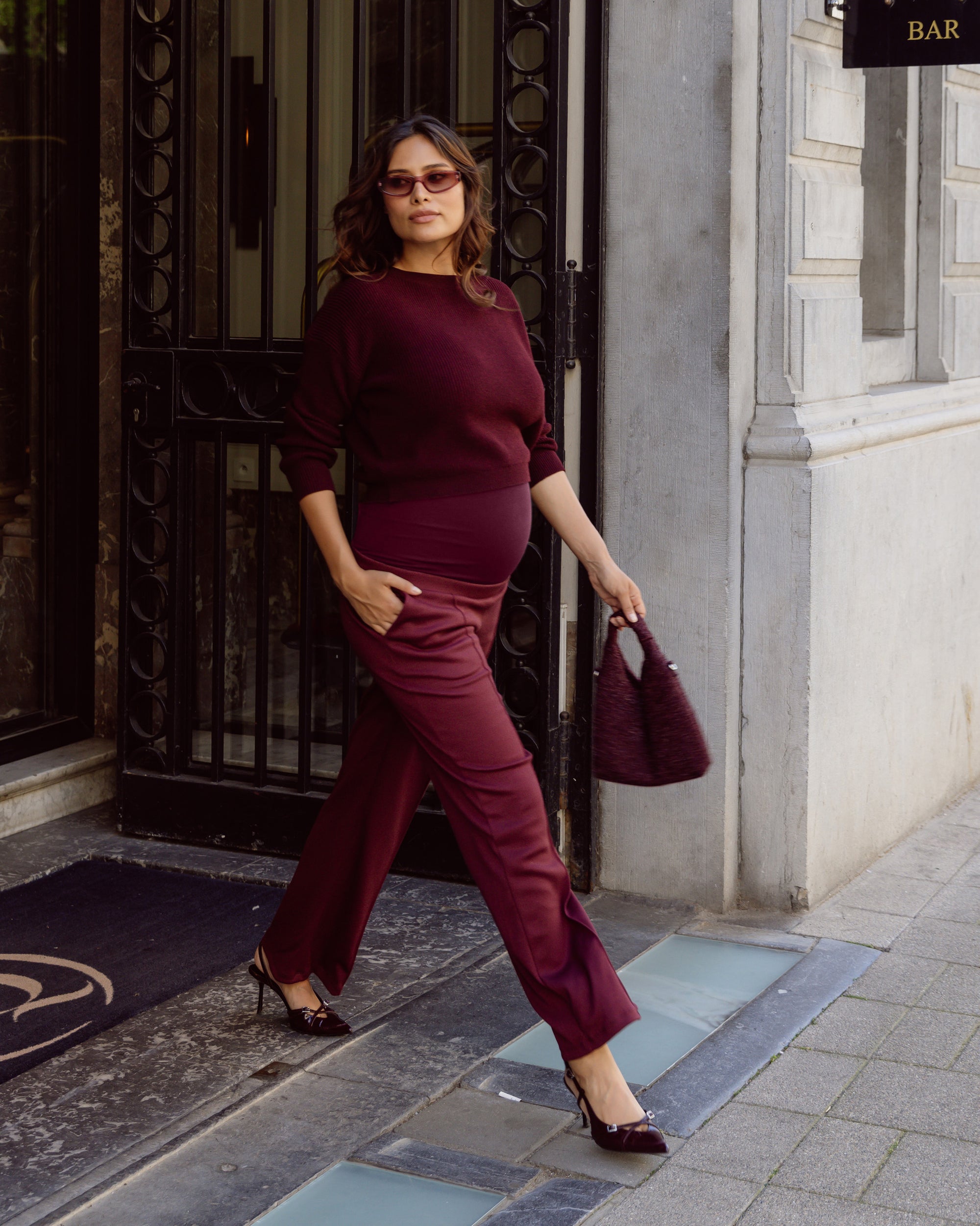 Pants | Burgundy