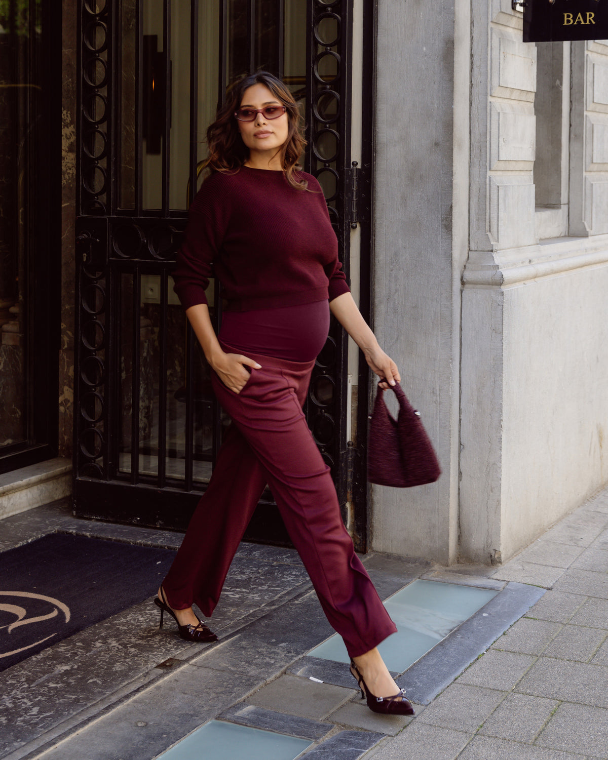 Pants | Burgundy