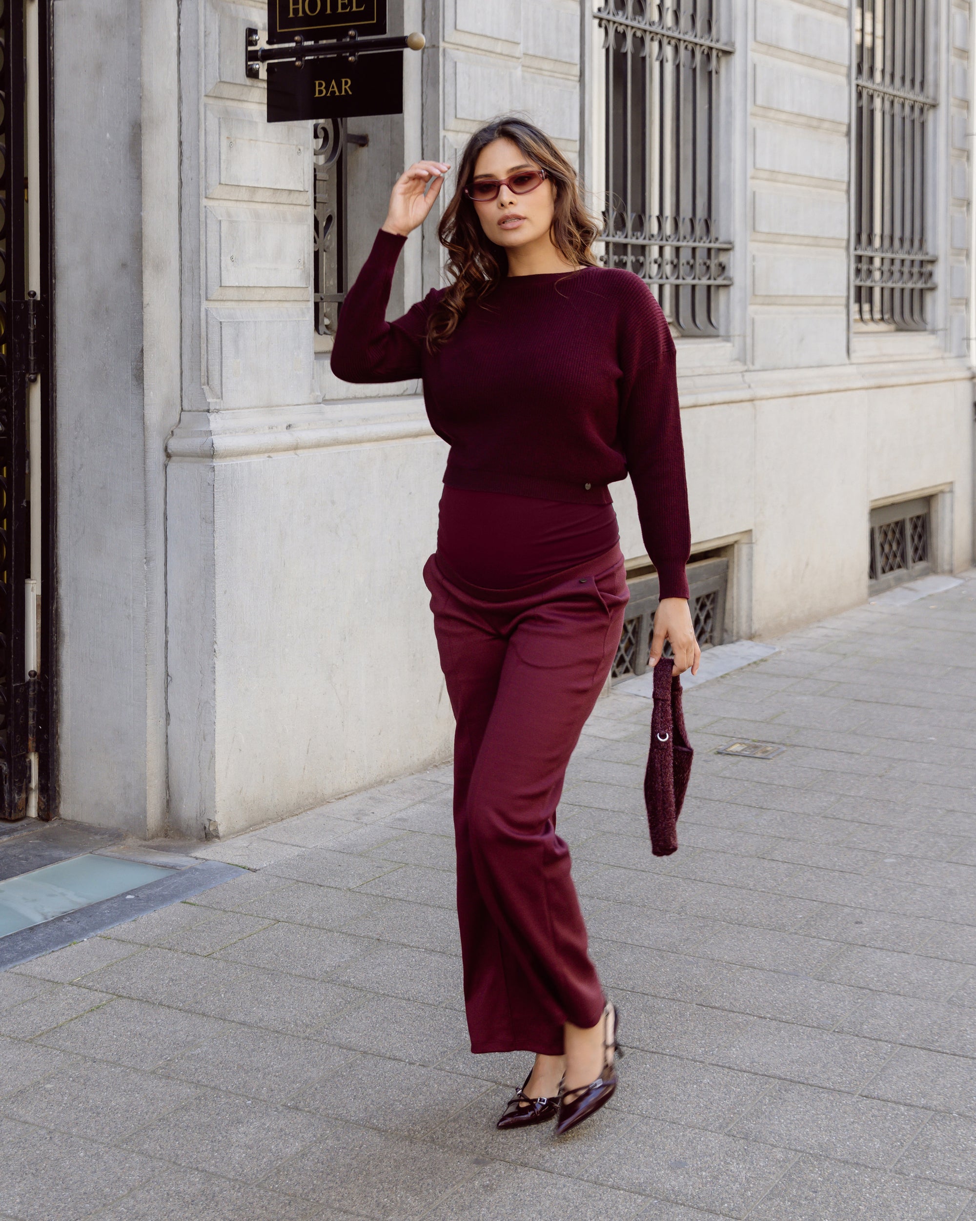 Pants | Burgundy