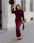 Pants | Burgundy