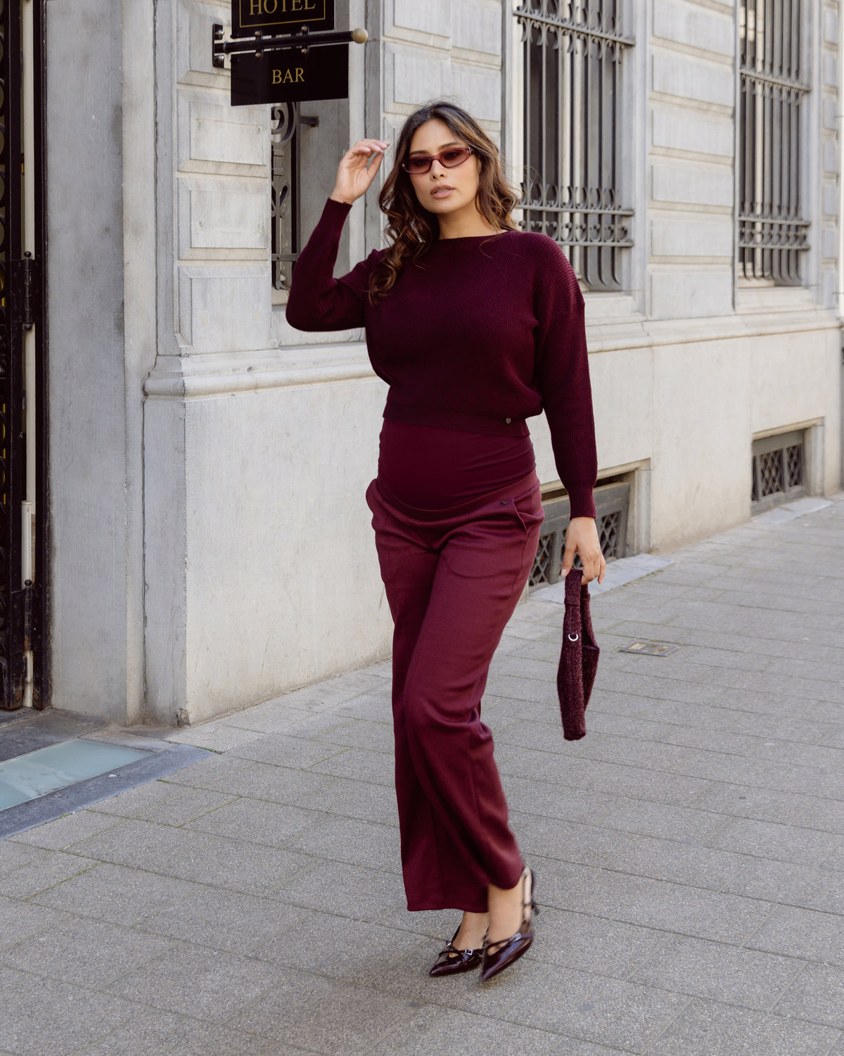 Pants | Burgundy