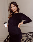 Rib Sweater | Black