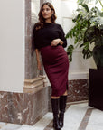 Skirt | Burgundy