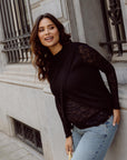 Lace Top | Black