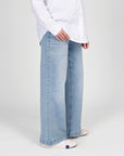 Pants Wide Leg | Light Wash